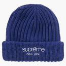 Supreme acanalado gorro (FW22) Dark Royal