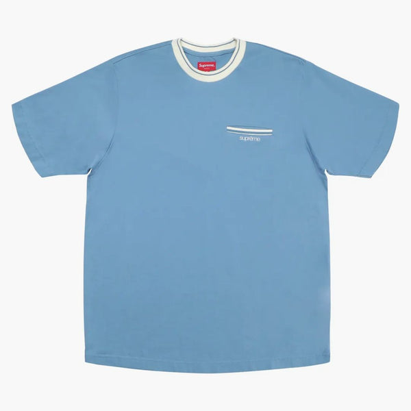 Supreme Ribbed Pocket Tee Slate
