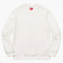 Supreme Ribbed Velor Crewneck White