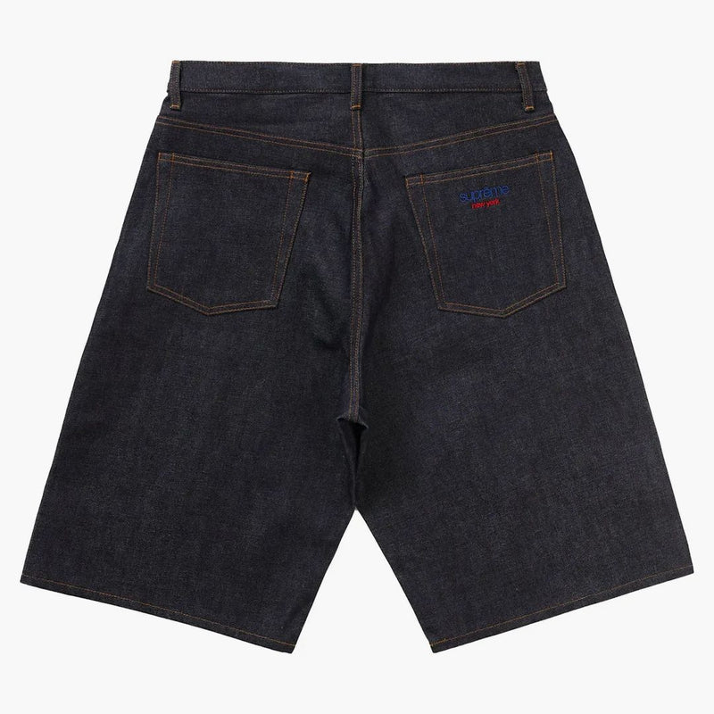 Supreme Rigid Baggy Selvedge Denim Short Rigid Indigo