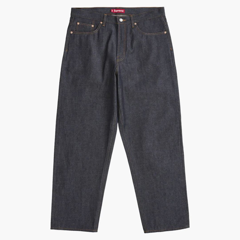 Supreme styva baggy selvedge jean (SS25) styv indigo