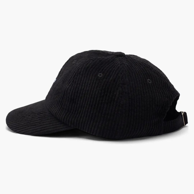 Supreme Ripple Corduroy Small Box 6-panel Black