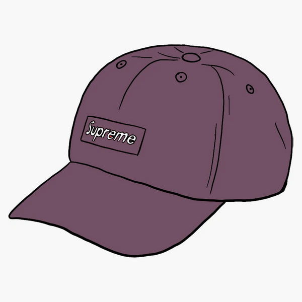 Supreme Ripple Corduroy liten låda 6-panel lila
