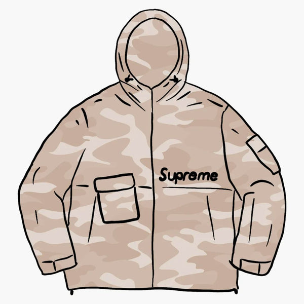 Supreme Ripstop Utility Jacket Desert Camo