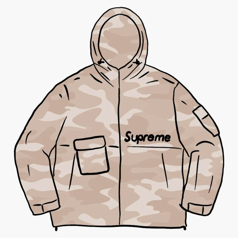 Supreme Ripstop Utility Jacket Desert Camo