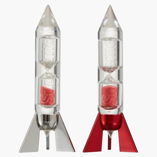 Nejvyšší raketový časovač (sada 2) červená/stříbrná