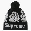 Supreme Rose Beanie Black