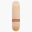 Supreme Routed Box Logo Skateboard Deck Natural