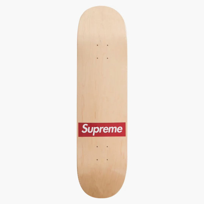 Supreme Routed Box Logo Skateboard Deck Natural