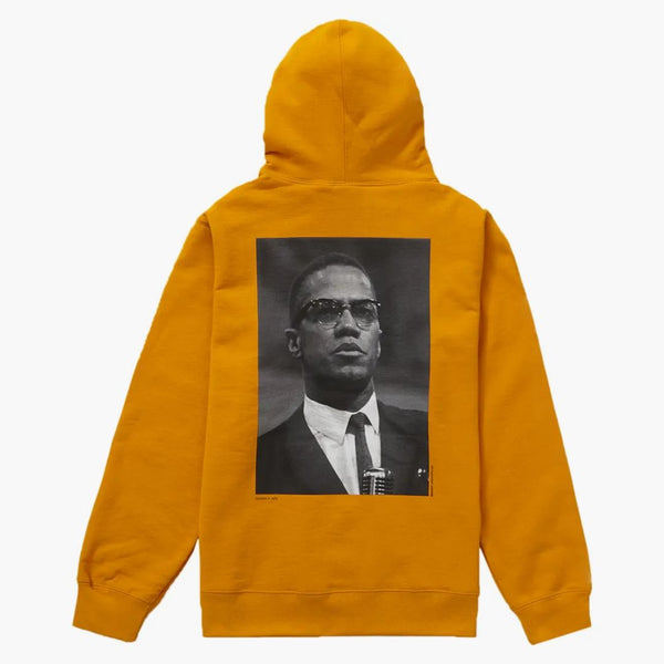 Supreme Roy Decarava Malcolm X Hooded Sweatshirt Gold