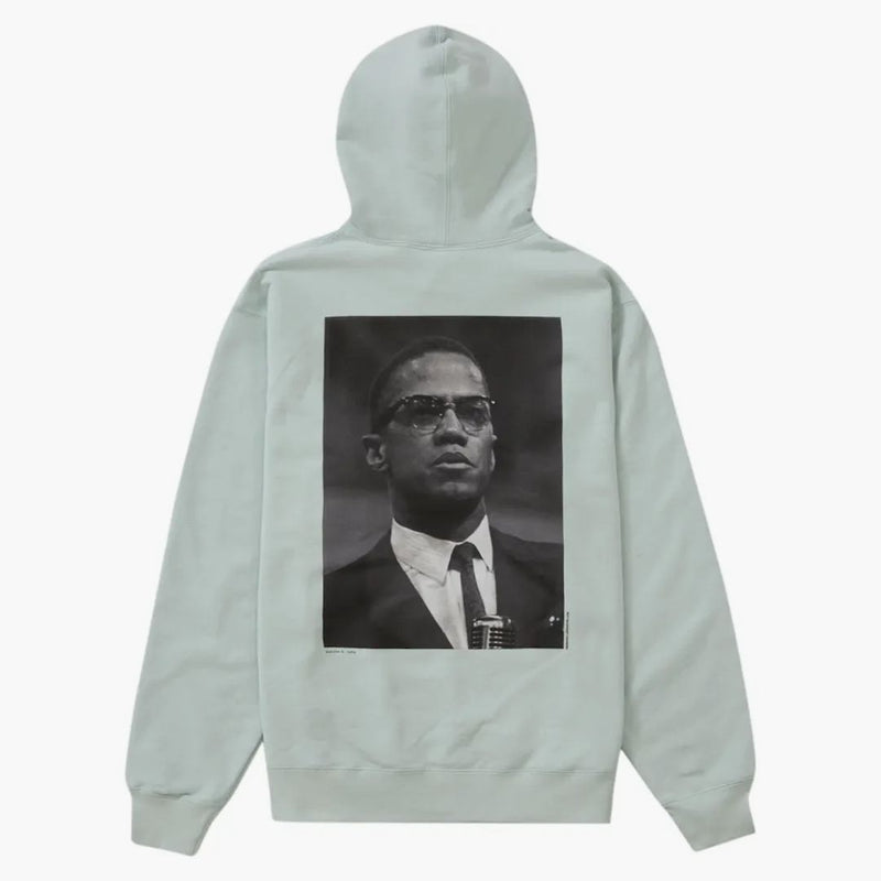 Supreme Roy Decarava Malcolm X Hooded Sweatshirt Pale Mint