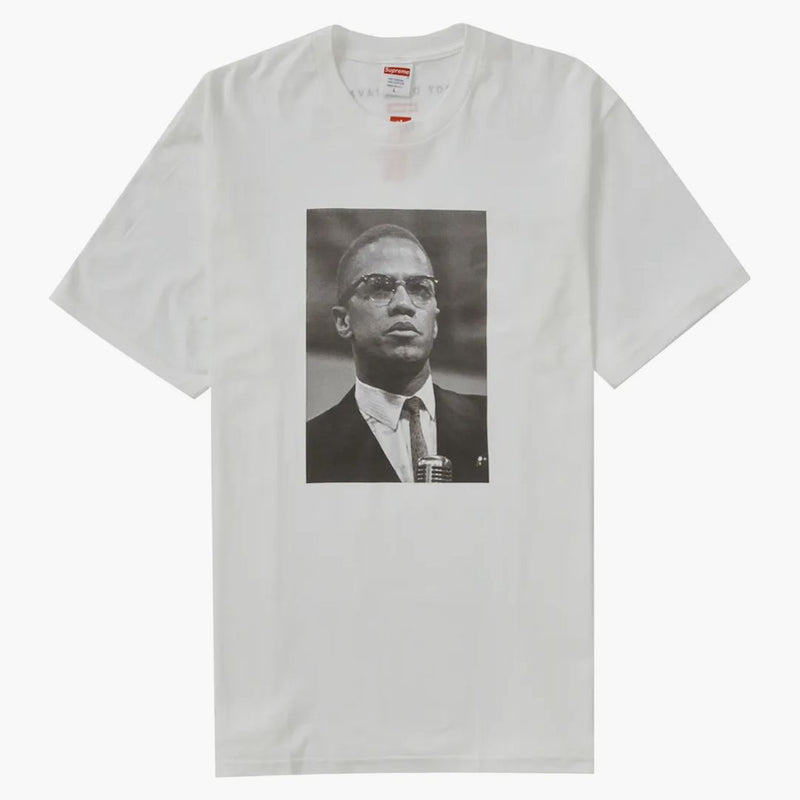 Supreme Roy DeCarava Malcolm X Tee White