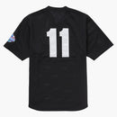 Supreme S Logo Baseball Henley (ss25) Black