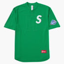 Supreme S Logo Baseball Henley (ss25) Green