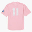 Supreme S Logo Baseball Henley (ss25) Pink