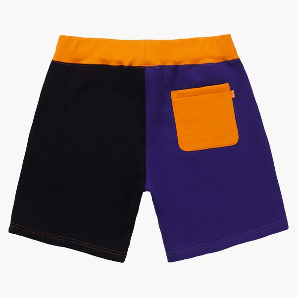Supreme S Logo Colorblocked Sweatshort Orange