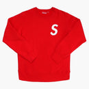 Supreme S Logo Crewneck Red