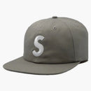 Supreme S Logo Hat Grey