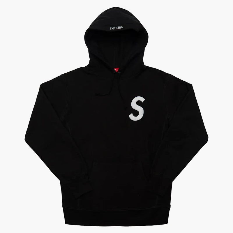 Nejvyšší logo mikina s kapucí černá