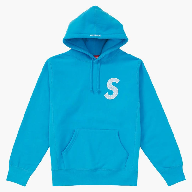 Nejvyšší mikina s logem s kapucí (FW18) Bright Royal