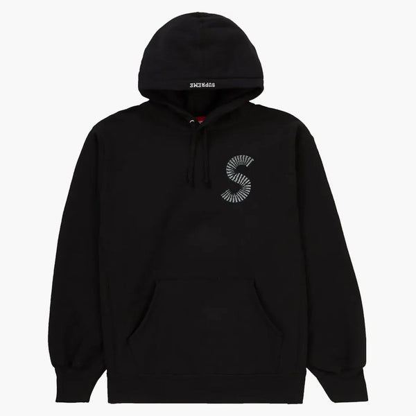 Supreme s logotyp huva tröja (FW20) svart