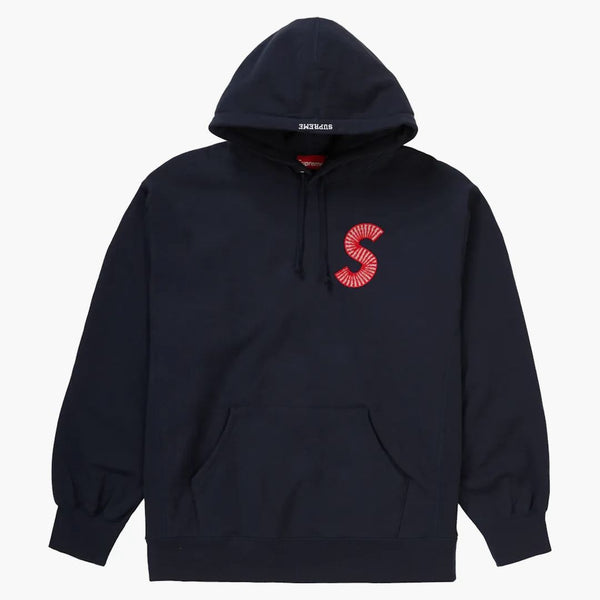 Mikina s kapucí s logem nejvyšší (FW20) Navy