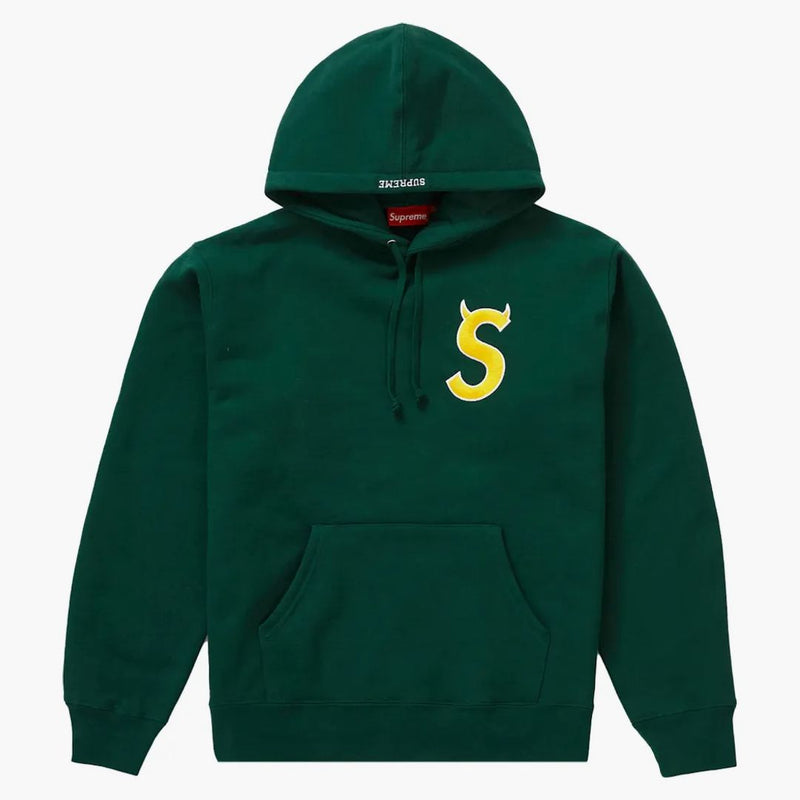 Supreme S Logo Hooded Sweatshirt (FW22) Dark Green