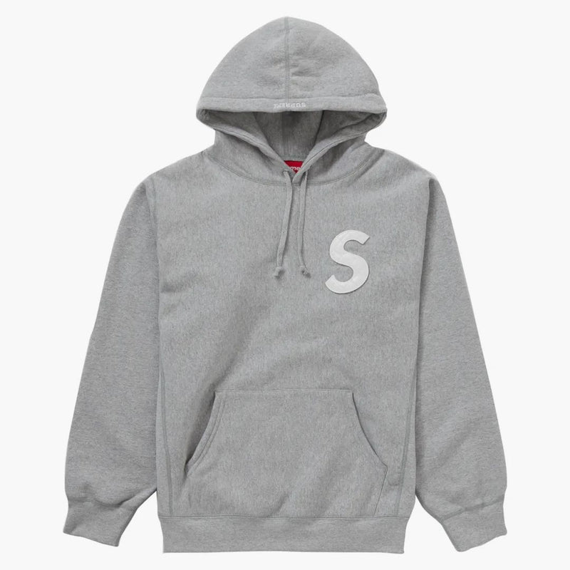 Nejvyšší mikina s logem kapucí (SS20) Heather Grey
