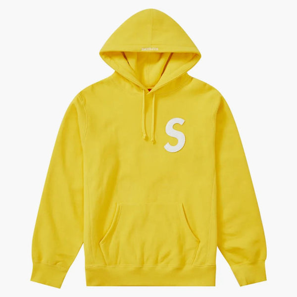 Supreme S Logo Hooded Sweatshirt (ss20) Yellow
