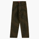 Supreme S Logo Loose Fit Jean Dirty Green