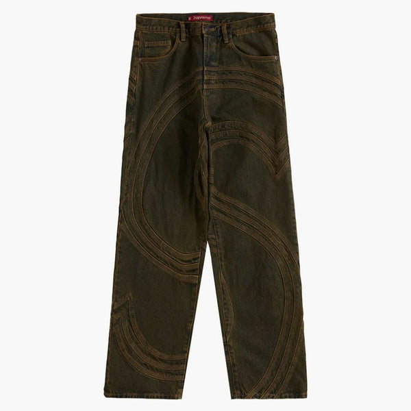 SUPREME S LOGO SEMPIO FIT JEAN GREEN