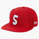 Supreme s logo new era red