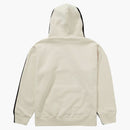 Supreme s logo split huva tröja svart svart