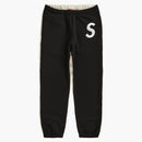Supreme s logo split sweatpant black
