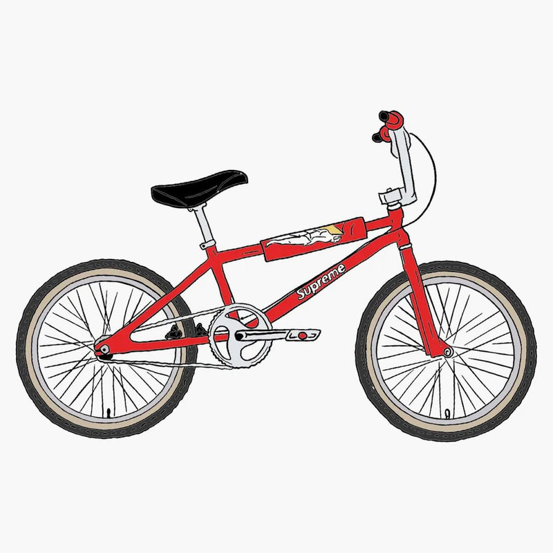 Supreme S&m 1995 Bmx Dirtbike Red