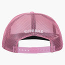 SUPREME SMD mesh back 5 panel pink