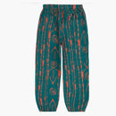 Supreme South2 West8 Belted Pant Teal Pattern
