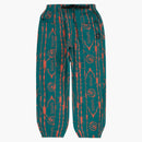 Supreme South2 West8 Belted Pant Teal Pattern