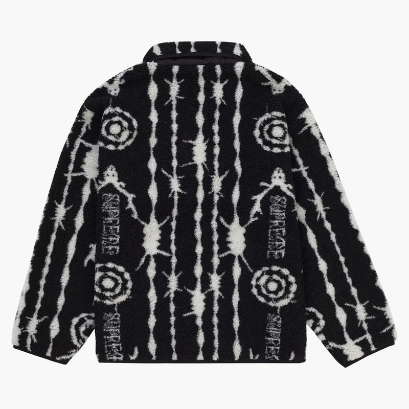 Nejvyšší bunda Fleece Bunda Černá