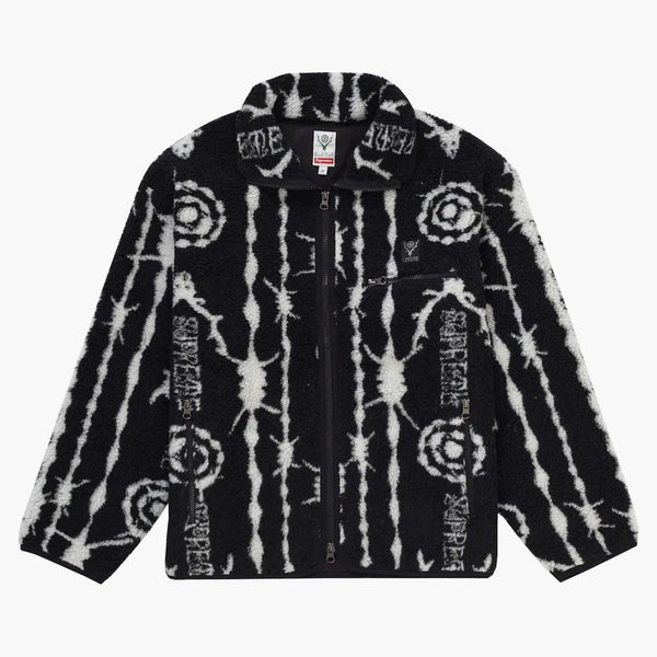 Nejvyšší bunda Fleece Bunda Černá