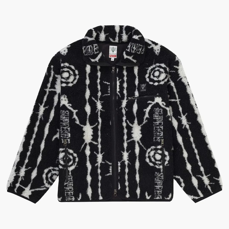 Nejvyšší bunda Fleece Bunda Černá