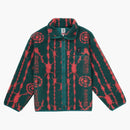 Supreme South2 West8 Fleece Chaqueta verde azulado
