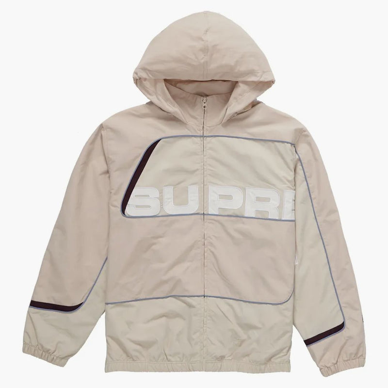 Supreme s panelerade spårjacka dammig rosa