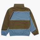 Supreme S Paneled Track Jacket Olive