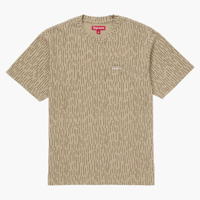 Supreme S/S Pocket Tea (FW24) Tan Raindrop