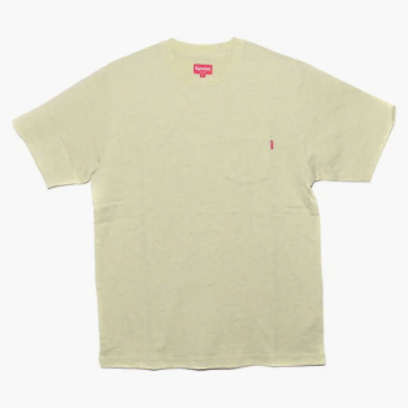 Supreme S/s Pocket Tea Heather blekgul