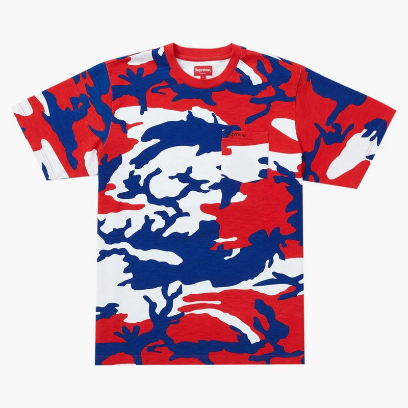 Supreme S/S Pocket Tea (SS22) Červený camo