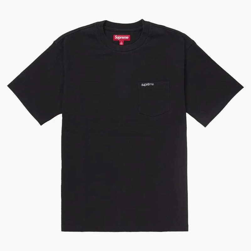 【Supreme】S/S Pocket T-Shirt Black - 25SS 人気定番モデル Supreme s/s pocket tea black - buy from Hypeneedz