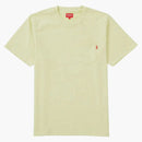 Supreme s/s pocket tea pale yellow