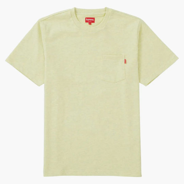Supreme s/s pocket tea pale yellow